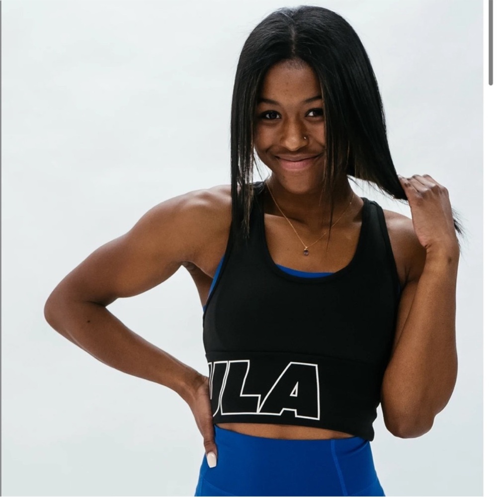 P'TULA The Bree Crop Top in‎ Black Size XS